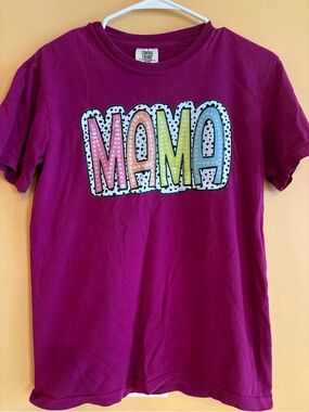 Comfort Colors MAMA Graphic Tee - Berry Pink